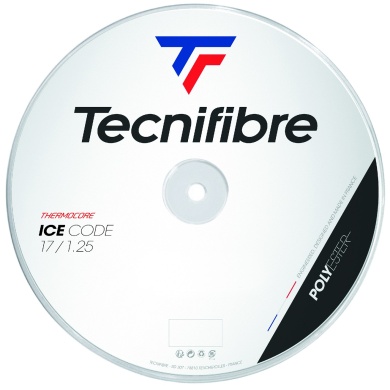 Tecnifibre Tennis String Ice Code (Durability+Power) white 200m roll